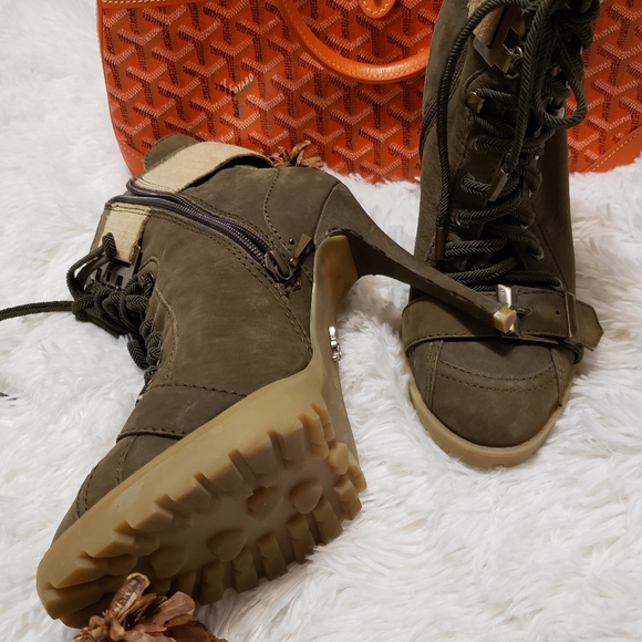 Rachel Zoe Lace Ankle Higheel Booties - Picture 4 of 5